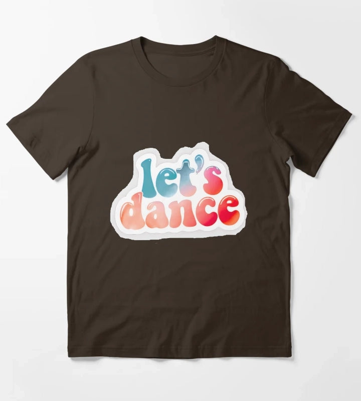 Lets Dance bold T-Shirt Brown