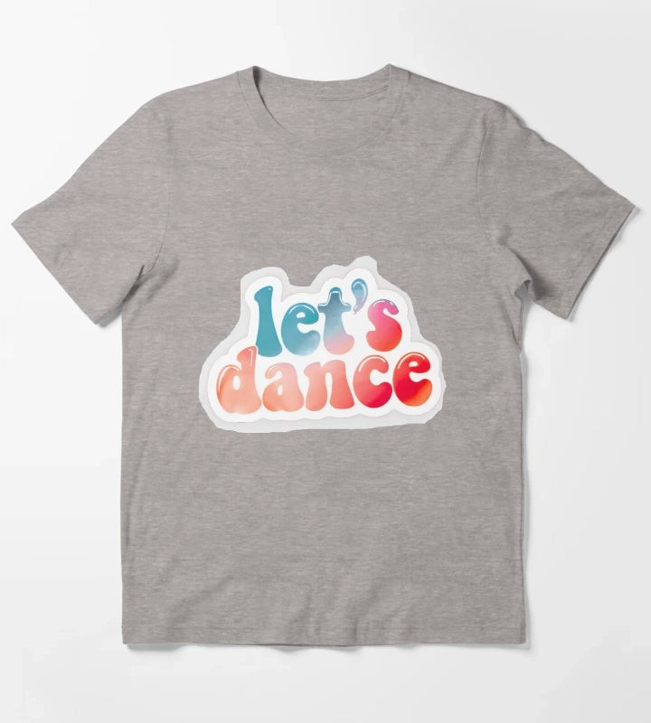 Lets Dance bold T-Shirt Heather Grey