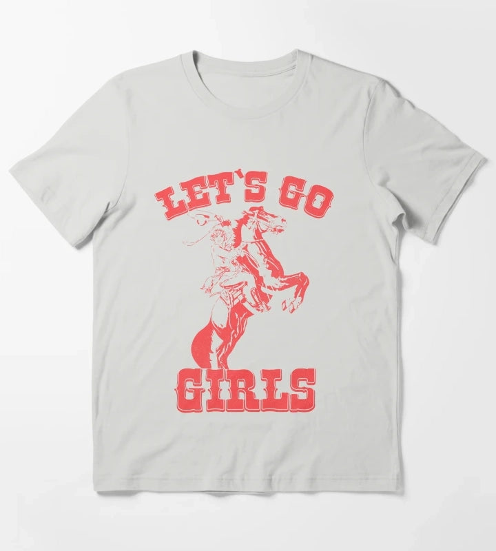 Lets Go Girls T-Shirt Light Grey