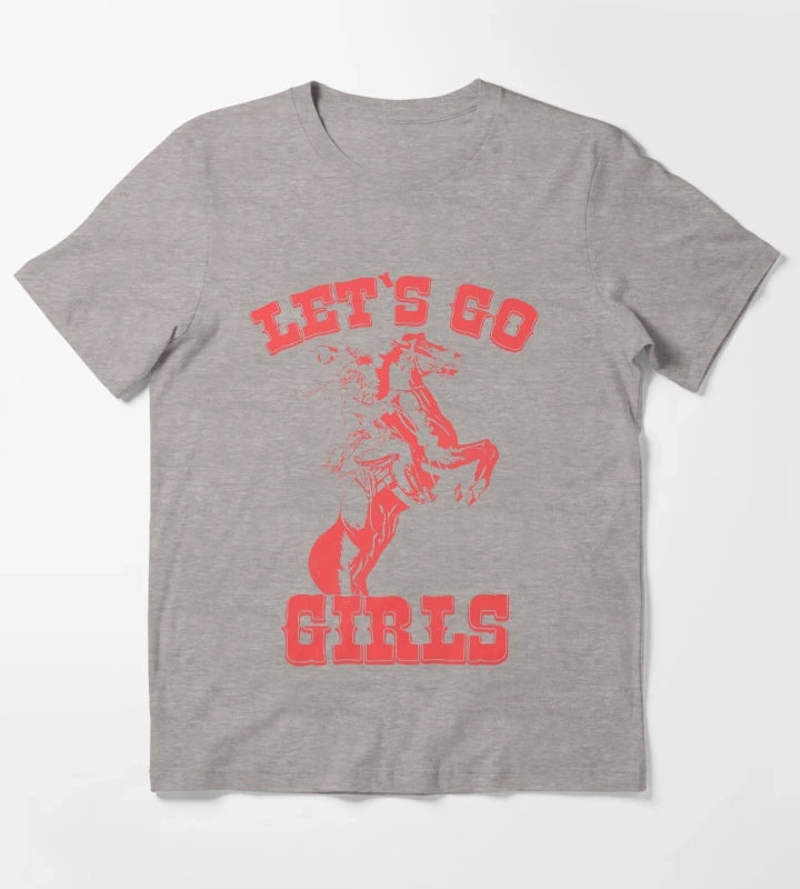 Lets Go Girls T-Shirt Heather Grey