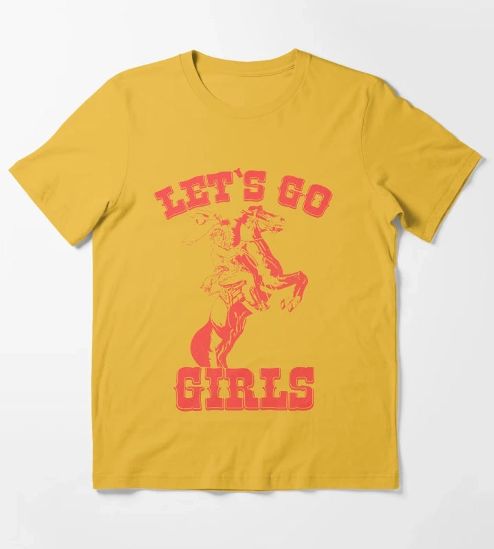 Lets Go Girls T-Shirt Yellow