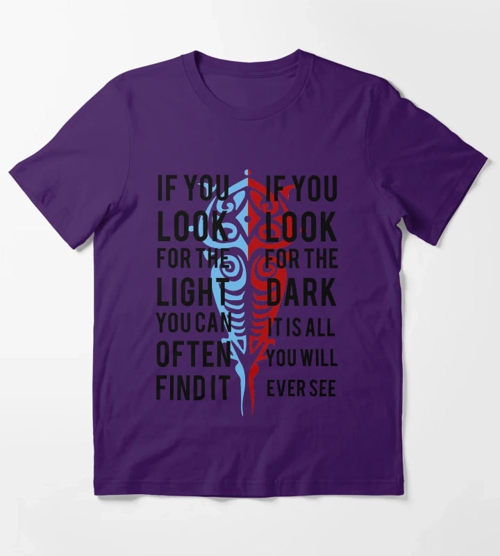 Light in the Dark T-Shirt Purple