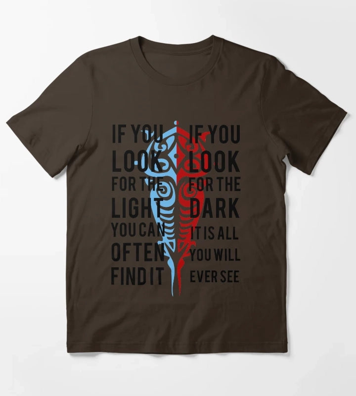 Light in the Dark T-Shirt Brown
