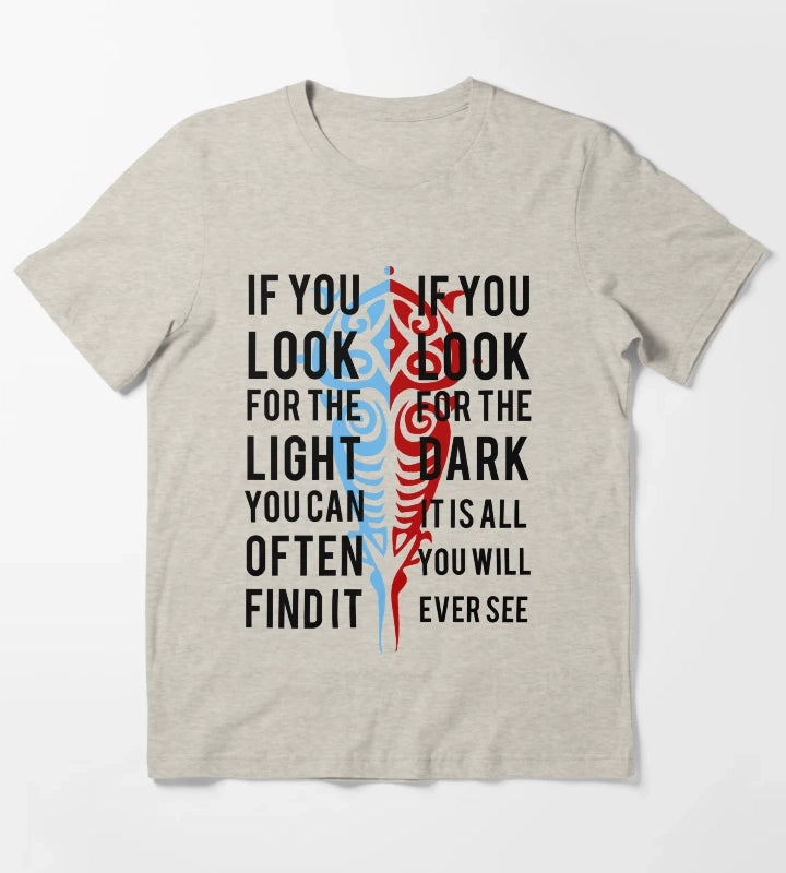 Light in the Dark T-Shirt Cream