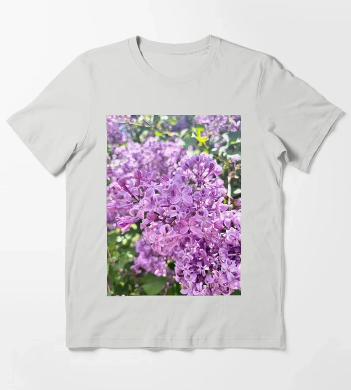 Lilacs T-Shirt Light Grey