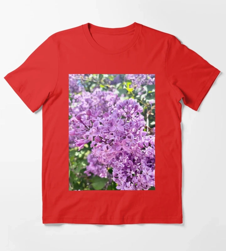 Lilacs T-Shirt Red
