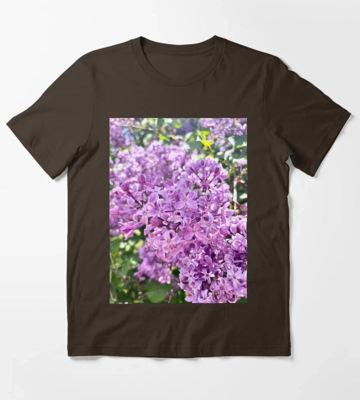 Lilacs T-Shirt Brown