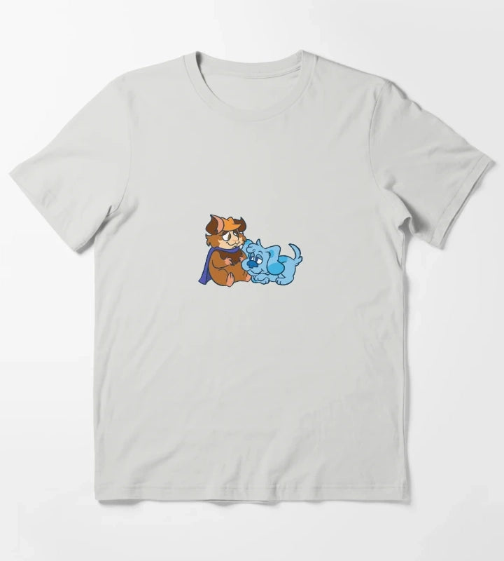 Linny and Blue T-Shirt Light Grey