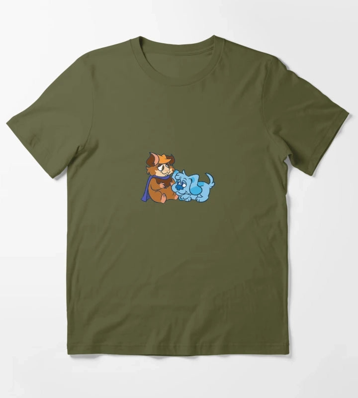 Linny and Blue T-Shirt Olive Green