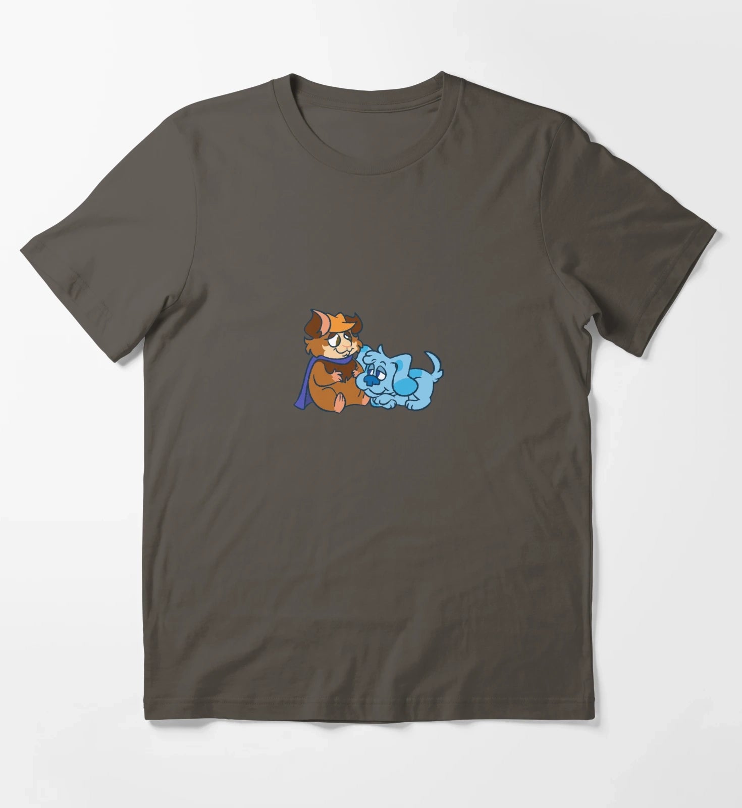 Linny and Blue T-Shirt Dark Grey