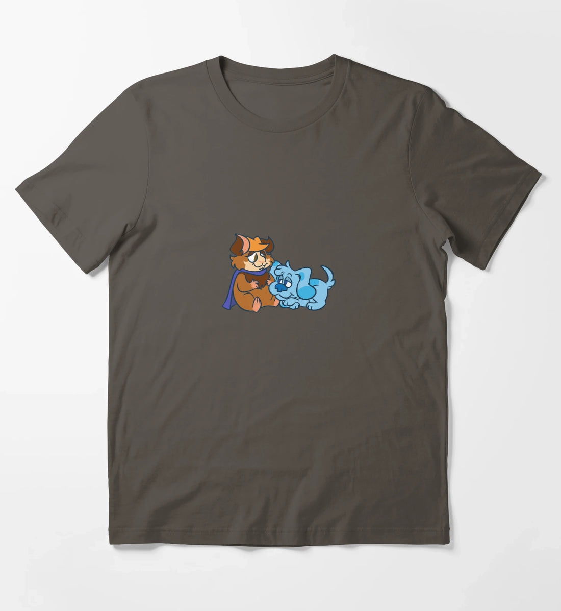 Linny and Blue T-Shirt Dark Grey