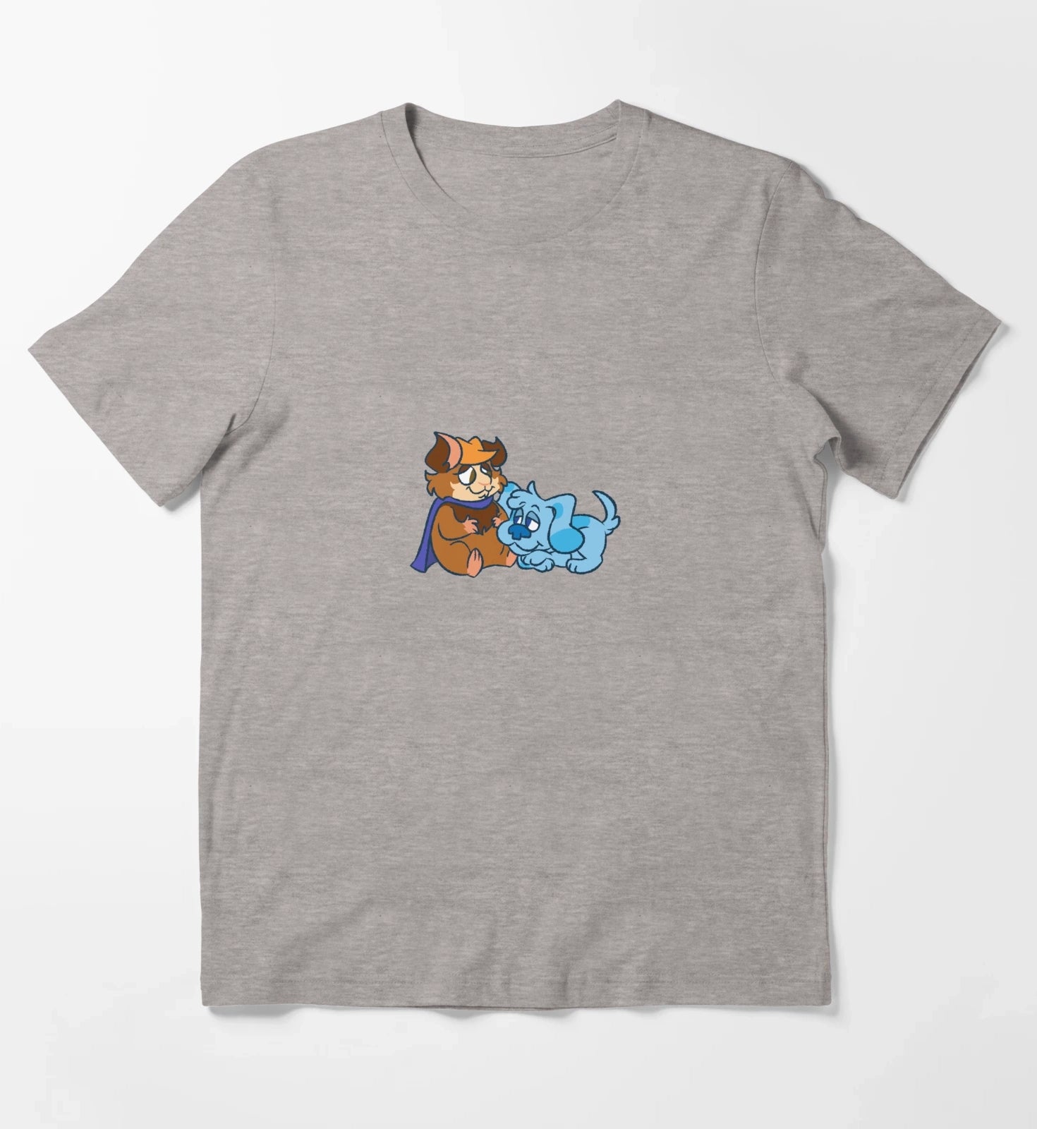 Linny and Blue T-Shirt Heather Grey