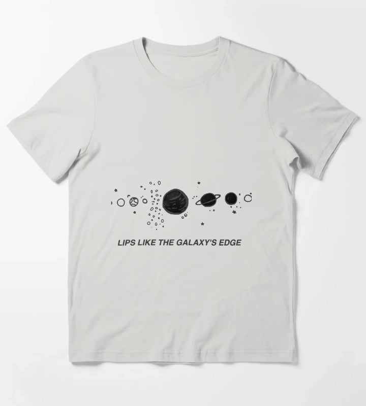 Lips Like The Galaxy T-Shirt Light Grey