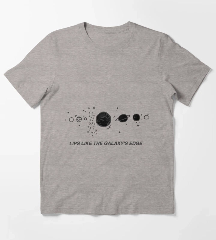 Lips Like The Galaxy T-Shirt Heather Grey