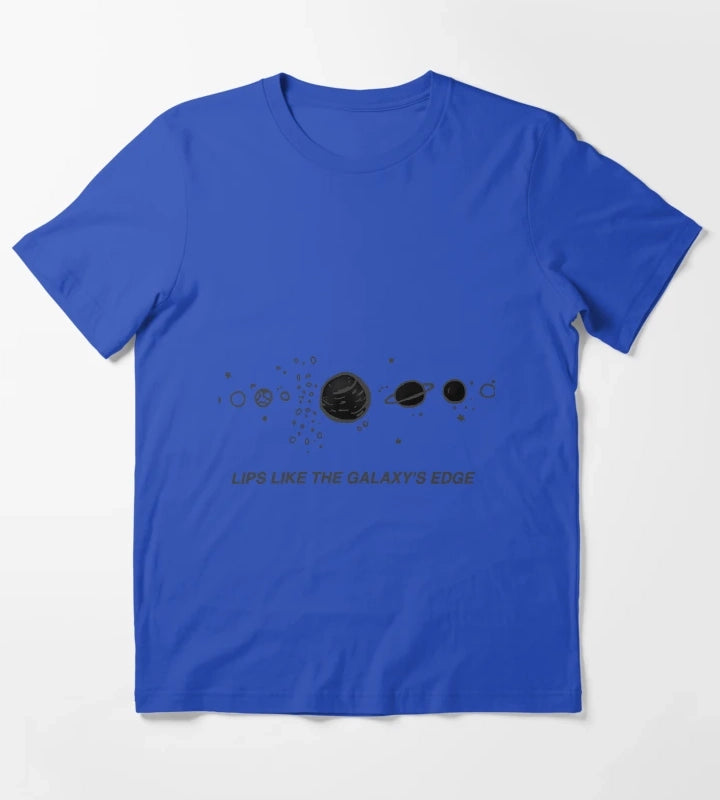 Lips Like The Galaxy T-Shirt Blue