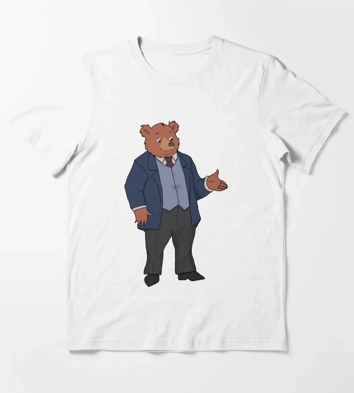 Little Bear Character Father Bear 1995 TV series T-Shirt White