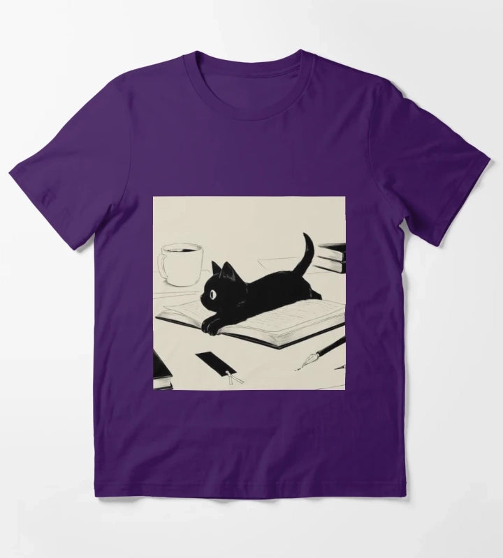 Little Cat T-Shirt Purple