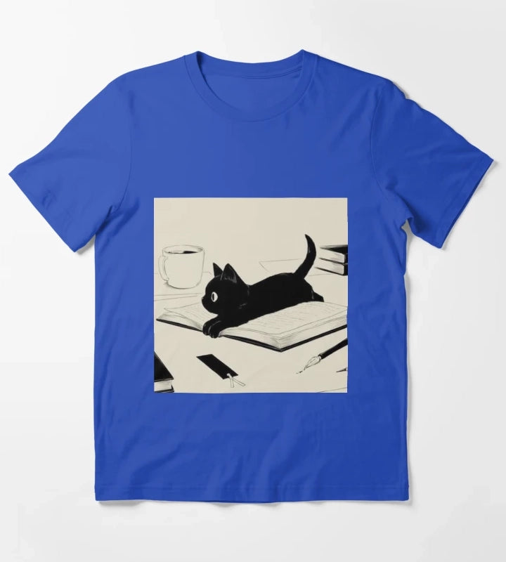 Little Cat T-Shirt Blue