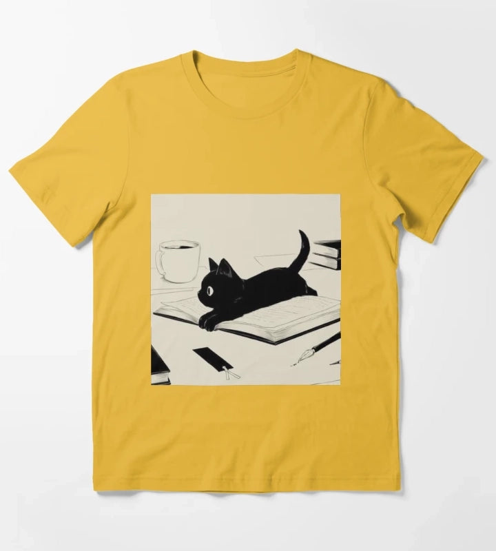 Little Cat T-Shirt Yellow