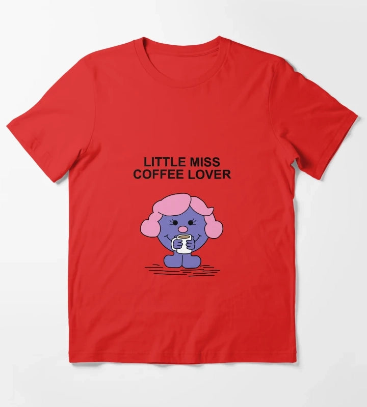 Little Miss Coffee Lover T-Shirt Red