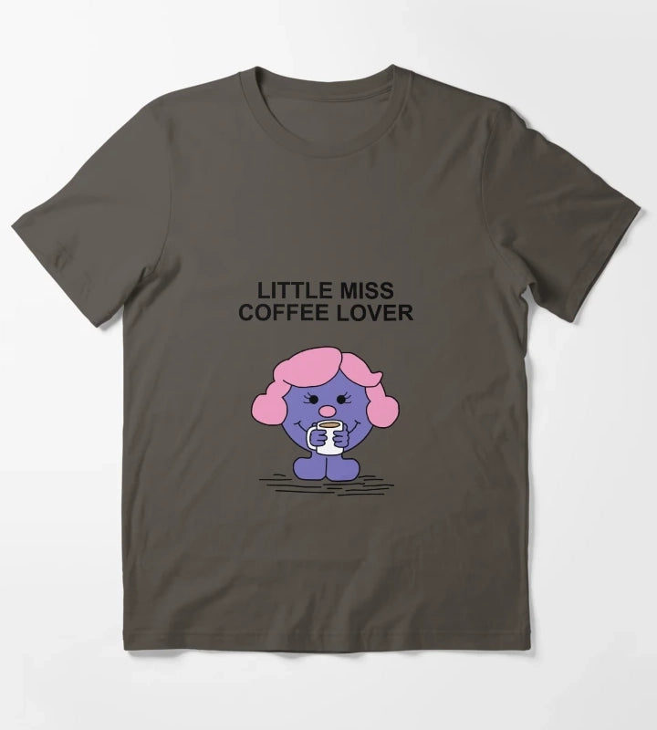 Little Miss Coffee Lover T-Shirt Dark Grey