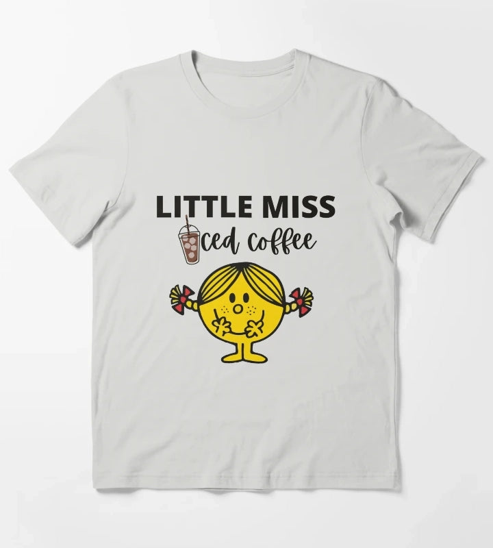 Little miss iced coffee T-Shirt Light Grey