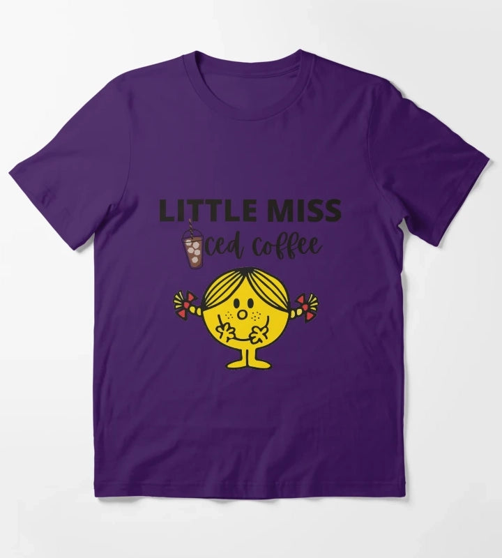 Little miss iced coffee T-Shirt Purple