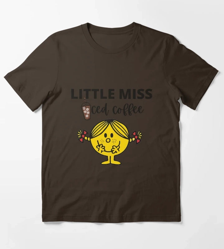 Little miss iced coffee T-Shirt Brown