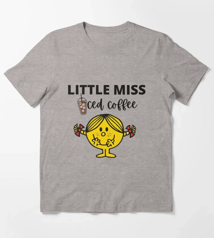 Little miss iced coffee T-Shirt Heather Grey