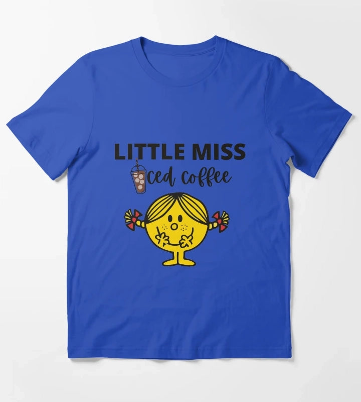 Little miss iced coffee T-Shirt Blue