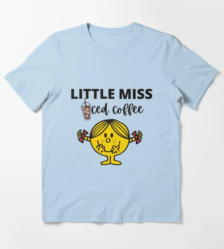 Little miss iced coffee T-Shirt Sky Blue