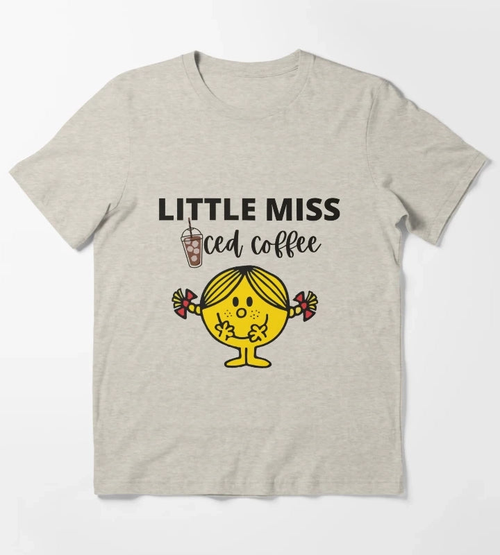Little miss iced coffee T-Shirt Cream