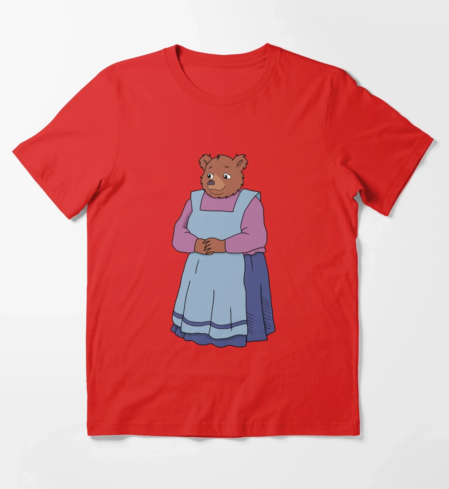 Littlebear1995 TV series Mother Bear T-Shirt Red