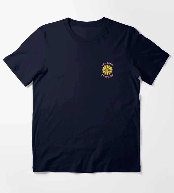 Live Laugh Lobotomy T-Shirt Navy