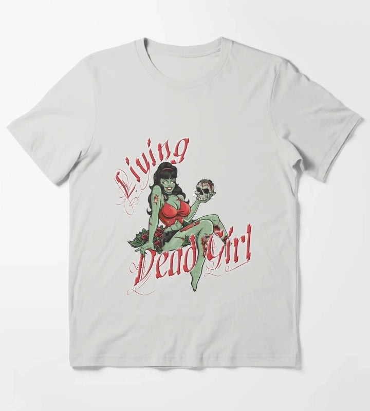 Living Dead Girl T-Shirt Light Grey