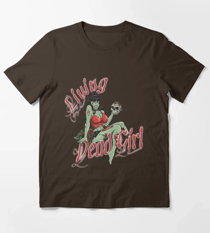 Living Dead Girl T-Shirt Brown