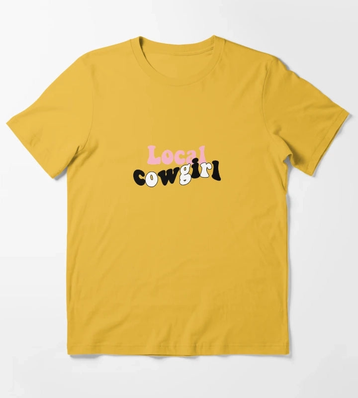 Local cowgirl T-Shirt Yellow