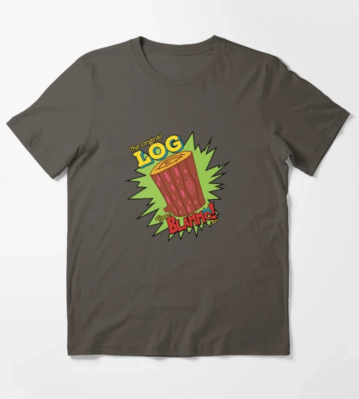 Log From Blammo T-Shirt Dark Grey