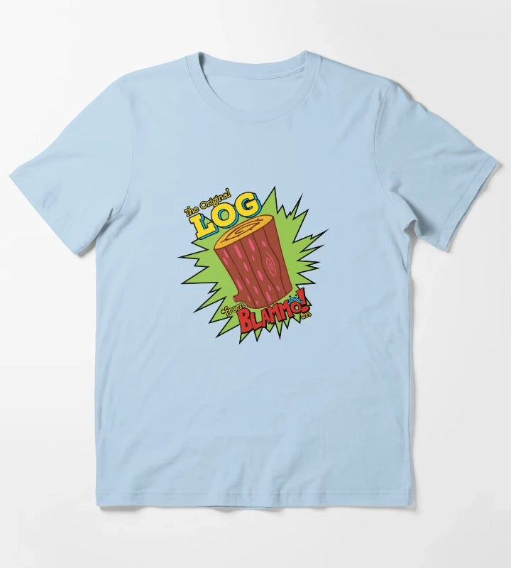 Log From Blammo T-Shirt Sky Blue