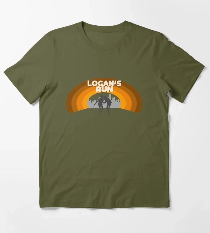 Logans Run T-Shirt Olive Green