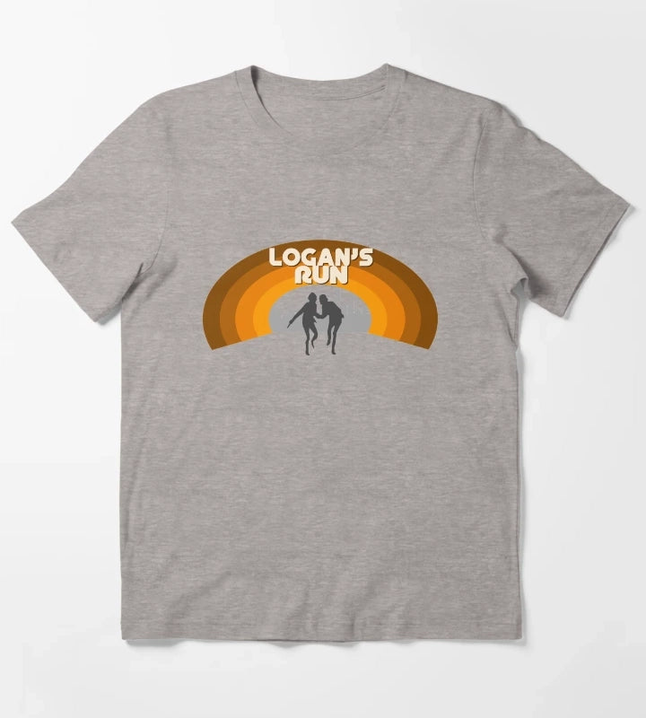 Logans Run T-Shirt Heather Grey