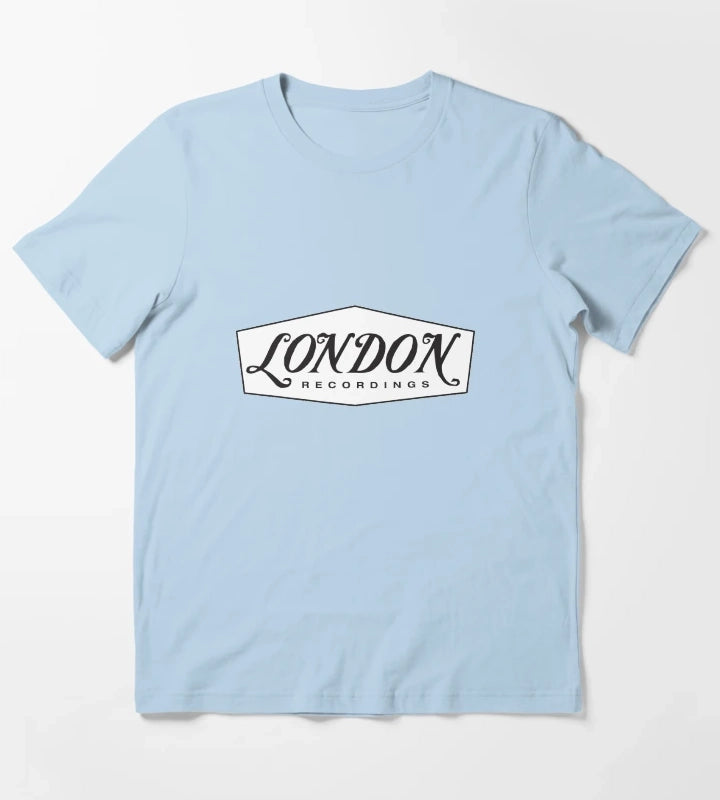 London Recordings Design Tee T-Shirt Sky Blue