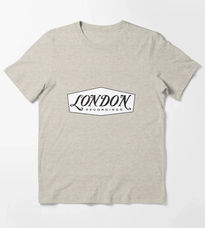 London Recordings Design Tee T-Shirt Cream