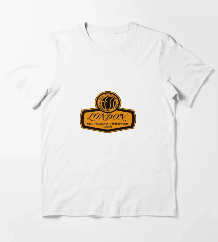 London Records Retro Tee T-Shirt White