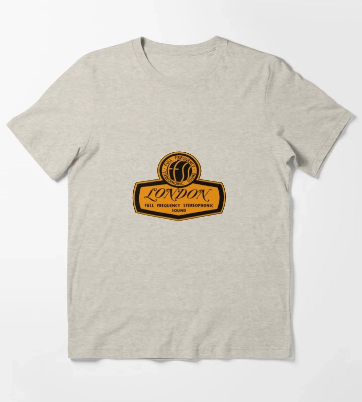 London Records Retro Tee T-Shirt Cream