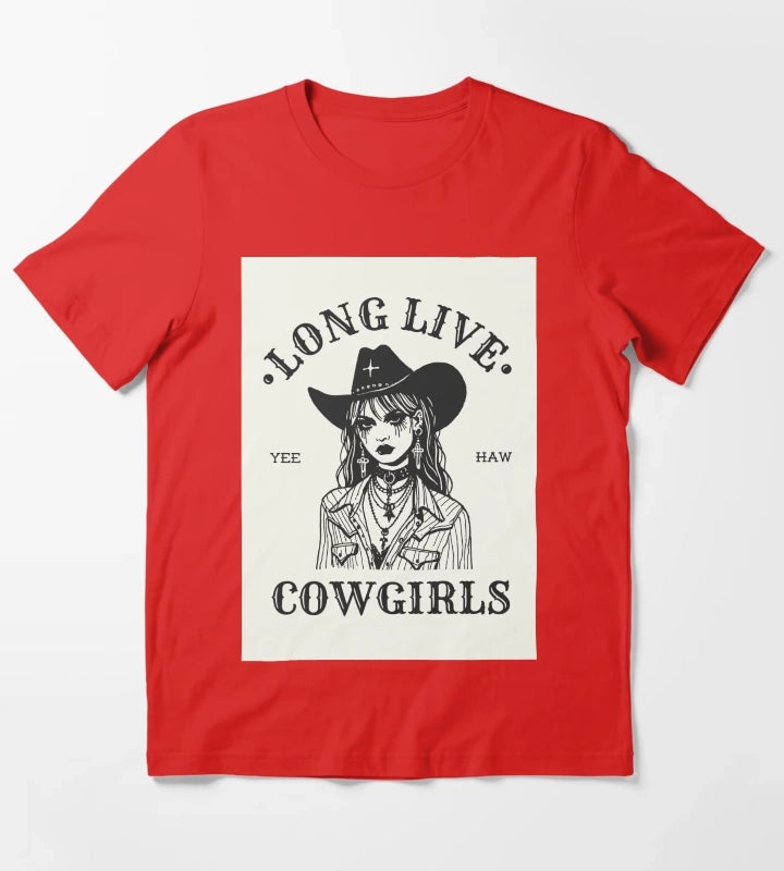 Long Live Cowgirls T-Shirt Red