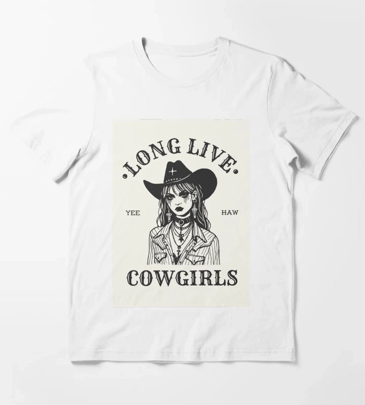 Long Live Cowgirls T-Shirt White