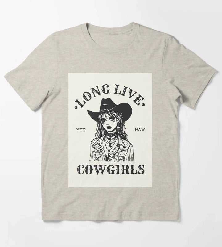 Long Live Cowgirls T-Shirt Cream