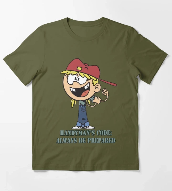 Loud House Lana Loud T-Shirt Olive Green