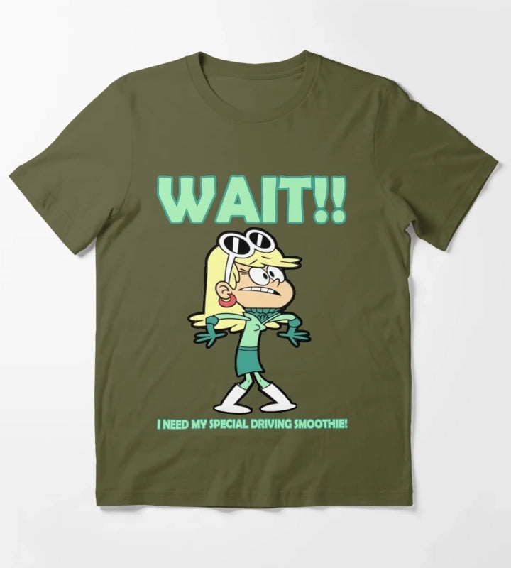 Loud House Leni Loud T-Shirt Olive Green